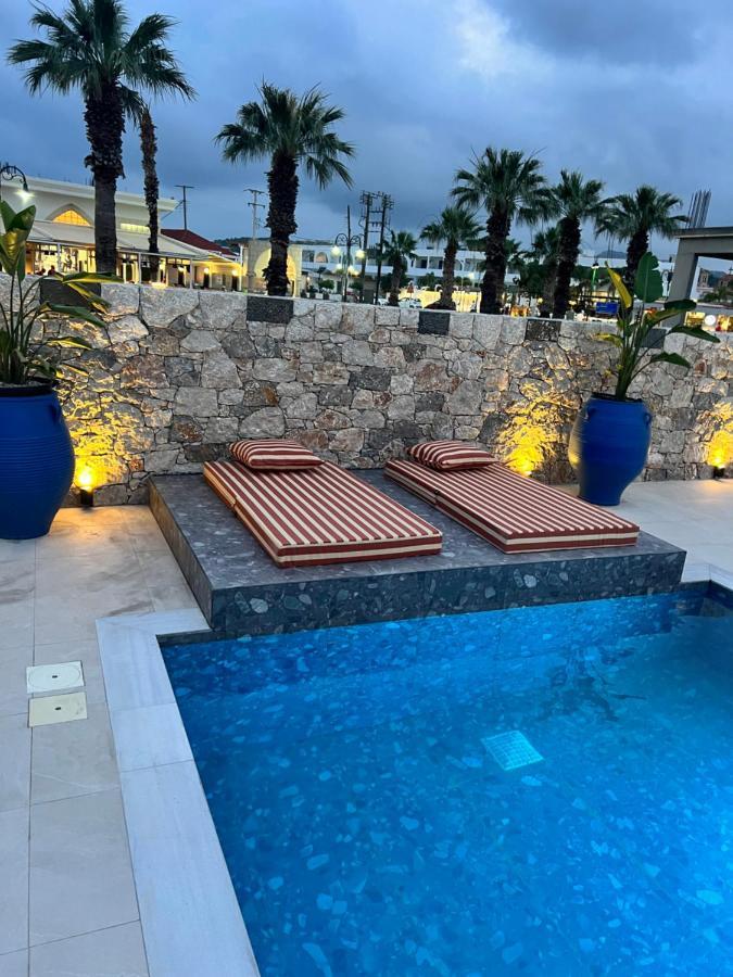 Cora May Central Villa With Private Pool 200M To The Beach Faliraki Exterior foto